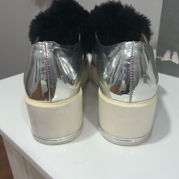 Karl Lagerfeld Birdie Metallic Patent Leather Slip On Sneakers. Size 8.5 - Picture 12 of 13